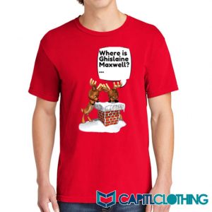 Free Ghislaine Christmas Tee On Sale