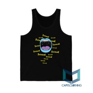 Mouthy Blue Tatocat Band Tank Top