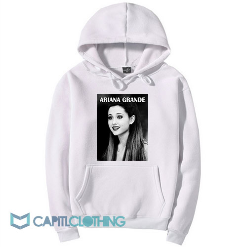 Ariana Grande Photo Hoodie On Sale - Capitlclothing