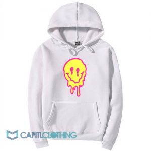 Drippy Smiley Face Hoodie