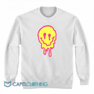 Drippy Smiley Face Sweatshirt