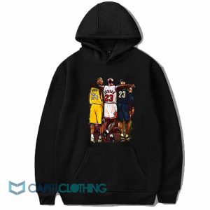 Kobe Bryant Michael Jordan And LeBron James Hoodie