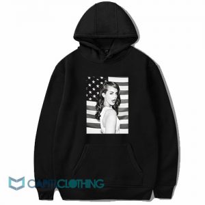 Lana Del Rey American Flag Hoodie