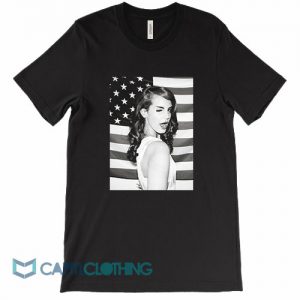 Lana Del Rey American Flag Tee