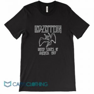 Led Zeppelin United States Of America 1977 Tee