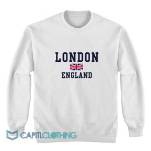 London England Flag Sweatshirt