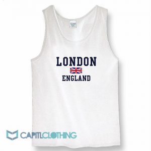 London England Flag Tank Top