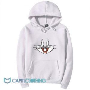 Looney Tunes Bugs Bunny Face Hoodie