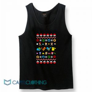 Pokemon Funny Ugly Christmas Tank Top