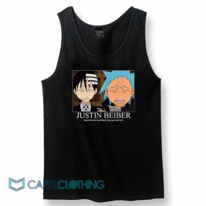 Soul Eater Justin Bieber Tank Top