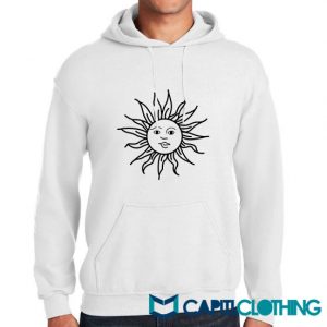 Sun Embroidered Hoodie