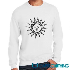 Sun Embroidered Sweatshirt