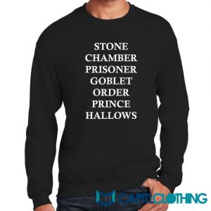 Harry Potter Glasses Scar Stone Chamber 2 Sweatshirt