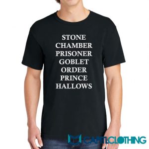 Harry Potter Glasses Scar Stone Chamber 2 Tee