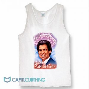 Kanye West In Loving Memory Robert Kardashian Tank Top