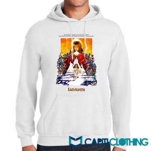 Labyrinth 86 Film Cool David Bowie Retro Hoodie