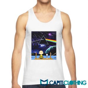 Pink Floyd Snoopy Dark Side Of The Moon Tank Top