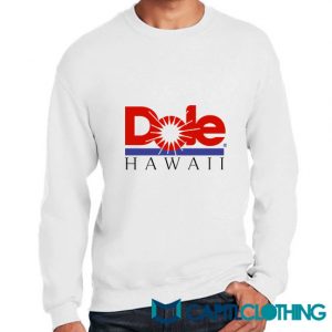 Vintage 1990 Dole Pineapple Yellow Sweatshirt