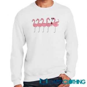 Wine And Flamingo Sweatshirt