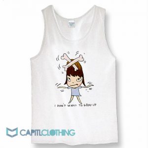 Yoshitomo Nara I Don't Want To Grow Up Tank Top