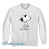 Snoopy Wearing Glasses Sweatshirt