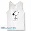 Snoopy Wearing Glasses Tank Top