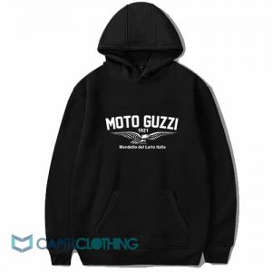 Vintage Moto Guzzi Wings Motorcycle Biker Hoodie