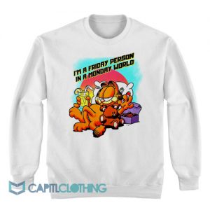 Garfield I'm a Friday Person Sweatshirt