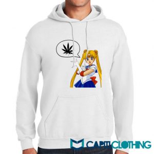 Sailor Moon Marijuana Hoodie