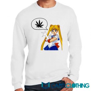 Sailor Moon Marijuana Sweatshirt