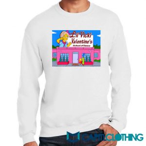 Simpson Lil Vicki Valentine's School Of Dance Sweatshirt