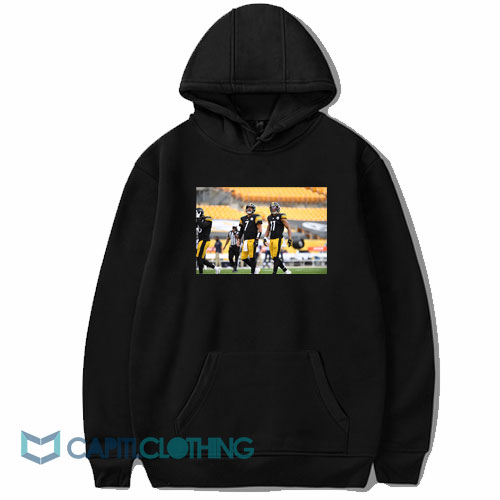 7 11 Ben Roethlisberger And Justin Hunter Pittsburgh Steelers Hoodie