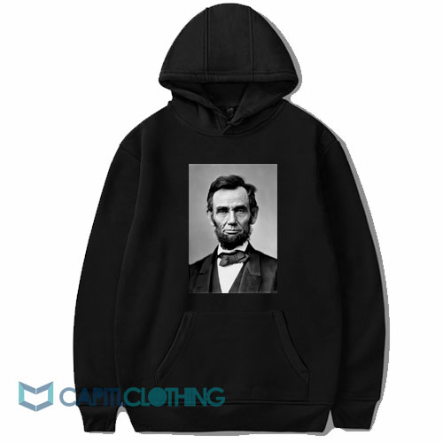 Abraham Lincoln Face Hoodie