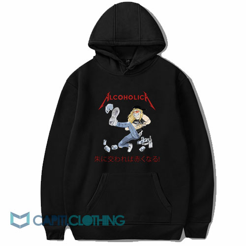 Alcoholica Young Drunk James Hetfield Hoodie