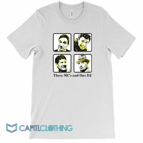 Beastie-Boys-Three-MC’s-And-One-DJ-Tee