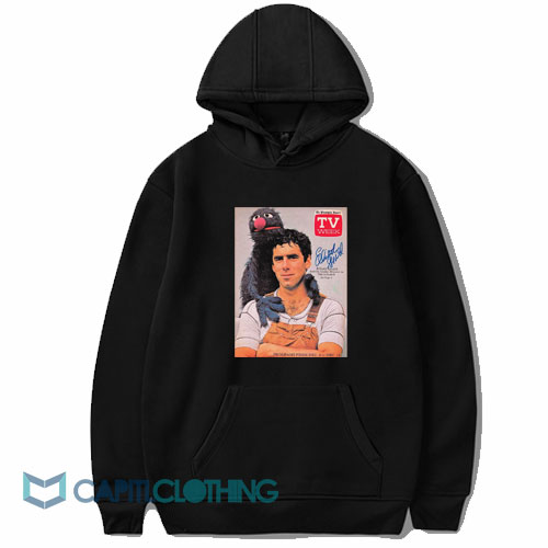 Elliot Gould And Grover Poster Hoodie