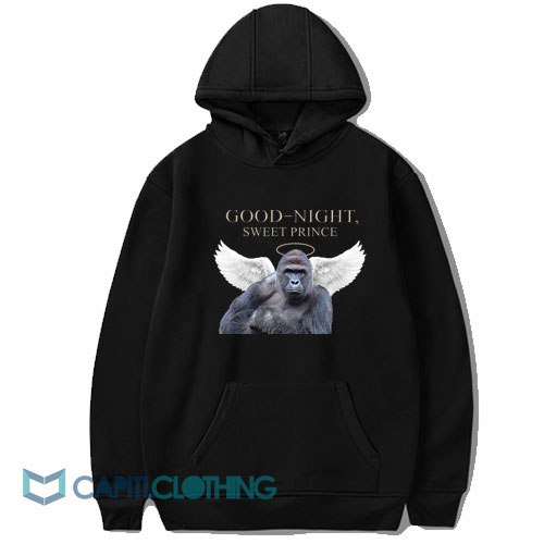 Good Night Sweet Prince Harambe Hoodie