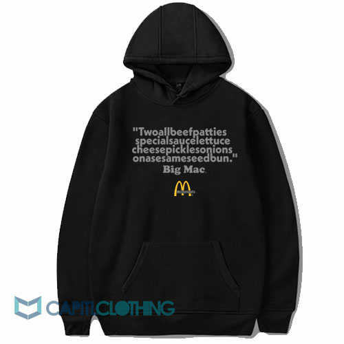 Harvey Keitel Big Mac McDonalds Hoodie