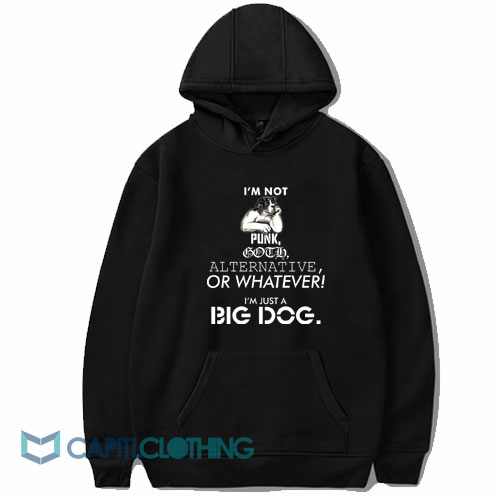 I’m Not Punk Goth Alternative Or Whatever I’m Just A Big Dog Hoodie