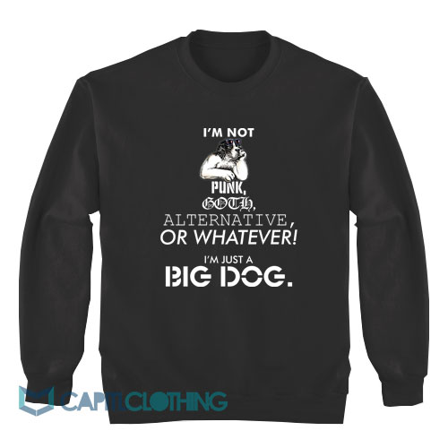 I’m-Not-Punk-Goth-Alternative-Or-Whatever-I’m-Just-A-Big-Dog-Sweatshirt