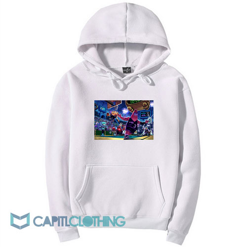 Jellyfish SpongeBob Basketball Meme Hoodie