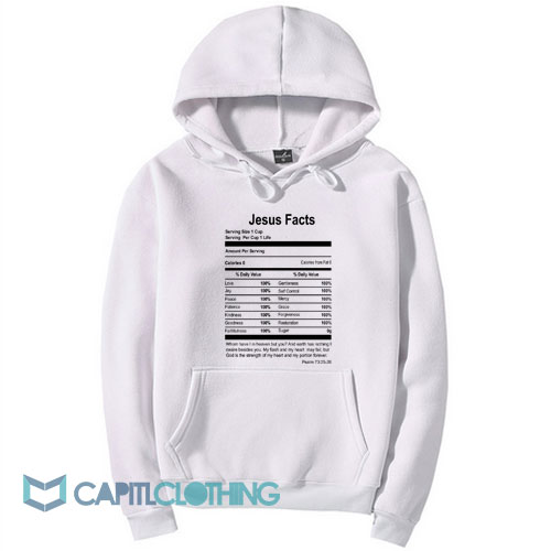 Jesus Facts Psalm 73 25 2 Hoodie