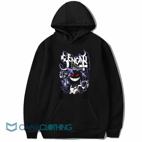 The Shadow Ghost Gengar Pokemon Hoodie