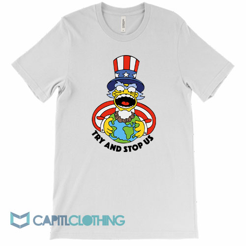 Try-And-Stop-Us-The-Simpsons-Tee