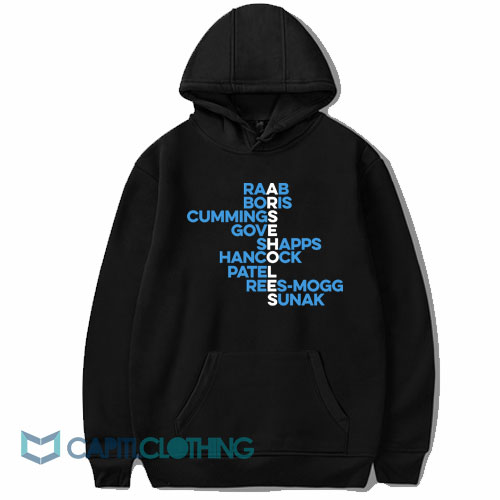 Arseholes Raab Boris Cummings Hoodie