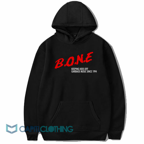 BONE Keeping Kids Off Garbage Music Hoodie