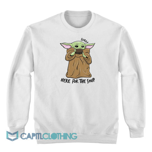 Baby-Yoda-Dringking-Soup-Sweatshirt1