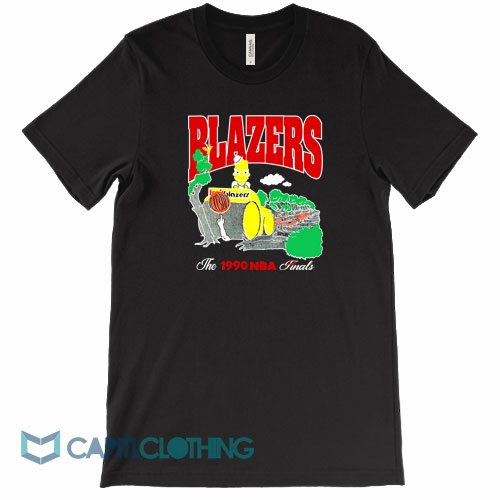 Blazers-1990-NBA-Tee