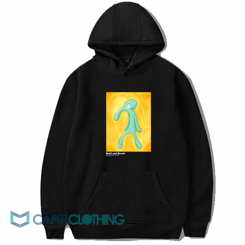 Bold and Brash Painting Squidward Tentacles Hoodie