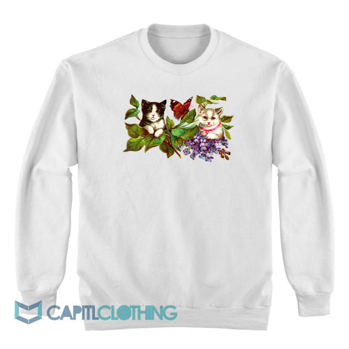 Cute-Cat-and-Butterfly-Sweatshirt1